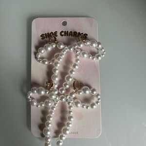 Anthropologie Pearl Shoe Charms